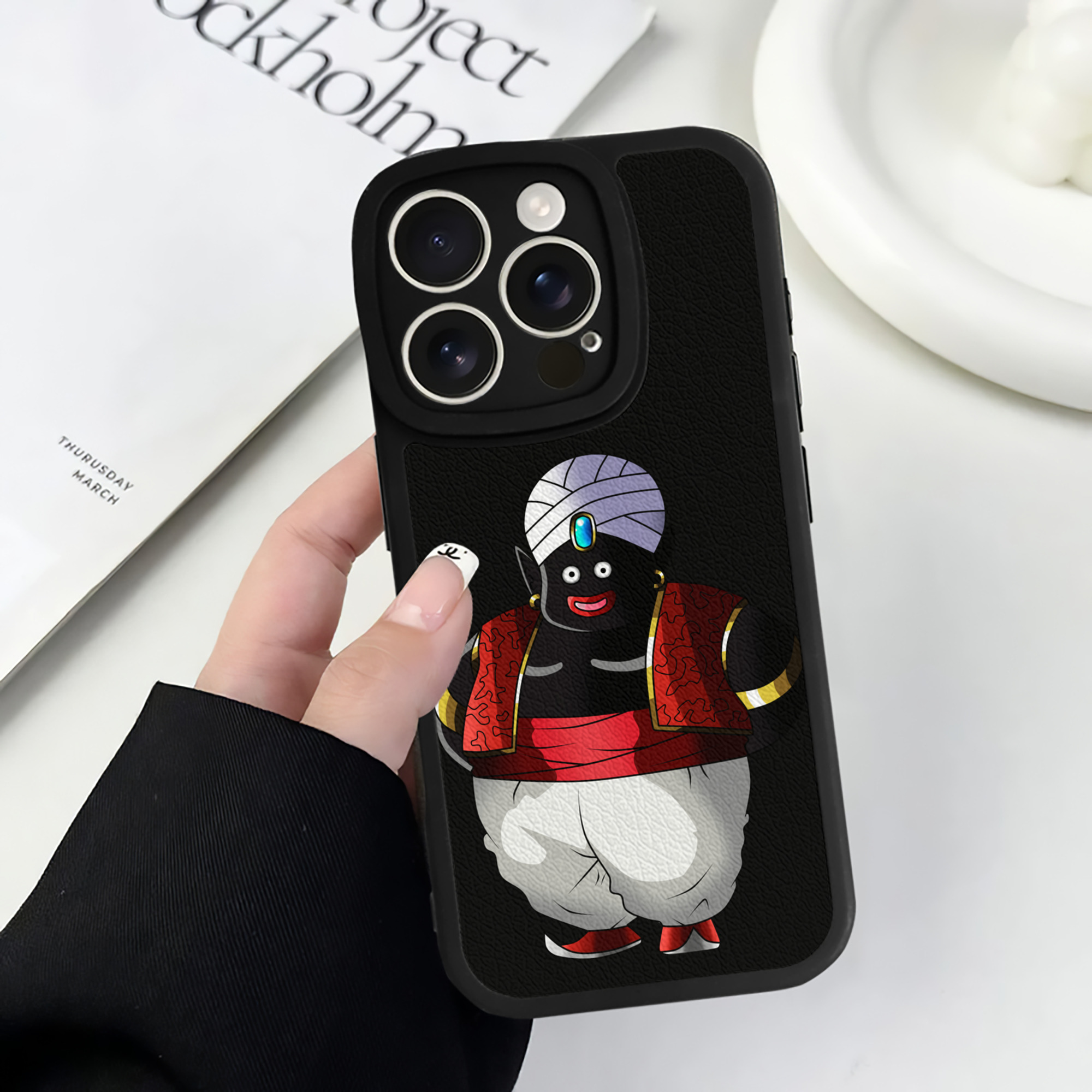 （画像用） ドラゴンボール DRAGON BALL 【iPhone 16シリーズ対応】シリコンスマホケース（レザー調） 材質：シリコン